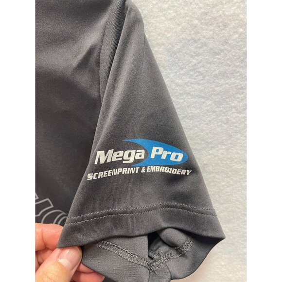 Flying Monkeys Shirt Tee Woman's Size Small Gray Dry Fit Tee Short Sleeve - Picture 5 of 12